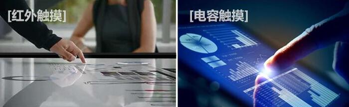 觸摸一體機電容觸摸屏和紅外觸摸屏有什么區別？
